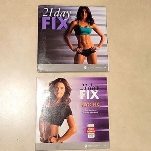 Beachbody 21 Day Fix and Plyo Fix DVD Set - Purple and Gray